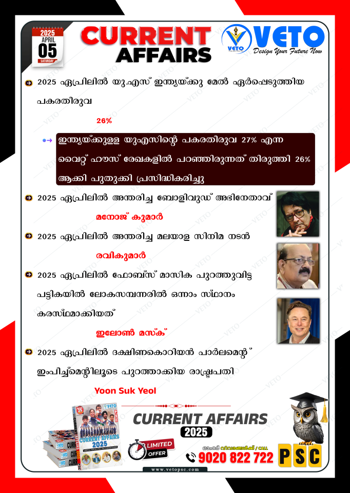 CURRENT AFFAIRS